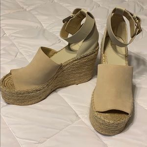 Marc Fisher Espadrille Wedge. Size 7.5